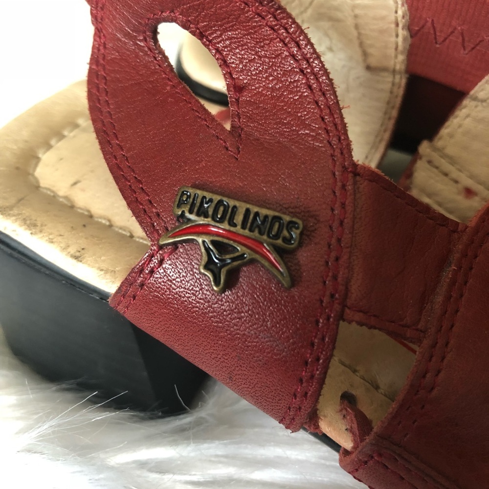 Pikolinos Peeptoe Slingback Sandals - Picture 5 of 9